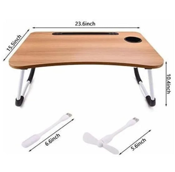 Mesa Plegable Multifuncional — Para Laptop, Tablet y Desayuno en Cama