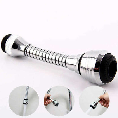 Extensor de Grifo Metálico — Flexible y Universal para Cocina y Baño