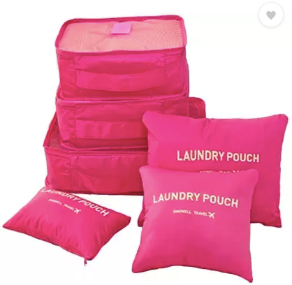 Set x6 Bolsas Organizadoras de Viaje — Tela Oxford Impermeable