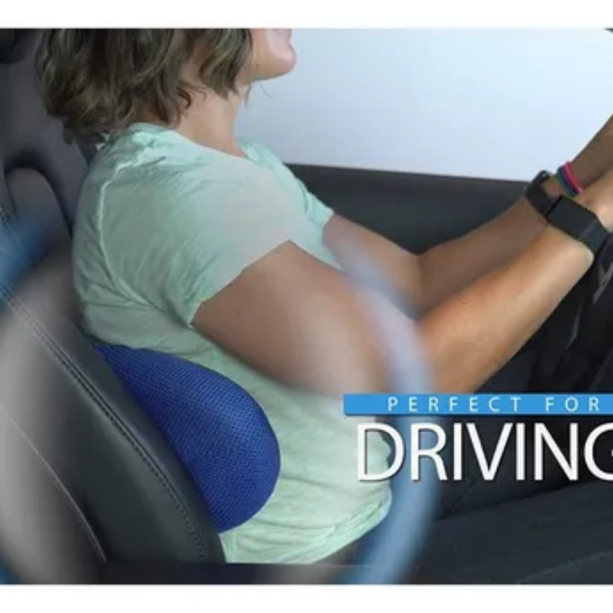 Almohada Lumbar Comfy Curve — Soporte Ergonómico para Espalda y Columna