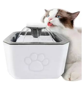 Fuente Dispensadora de Agua para Mascotas — 2.5L con Triple Filtración
