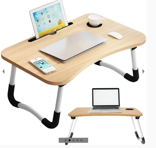 Mesa Plegable Multifuncional — Para Laptop, Tablet y Desayuno en Cama