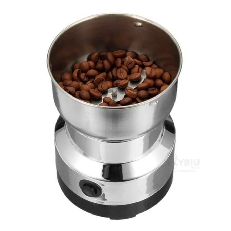 Molino de Café Eléctrico Portátil — Cuchillas de Acero y Molienda Uniforme