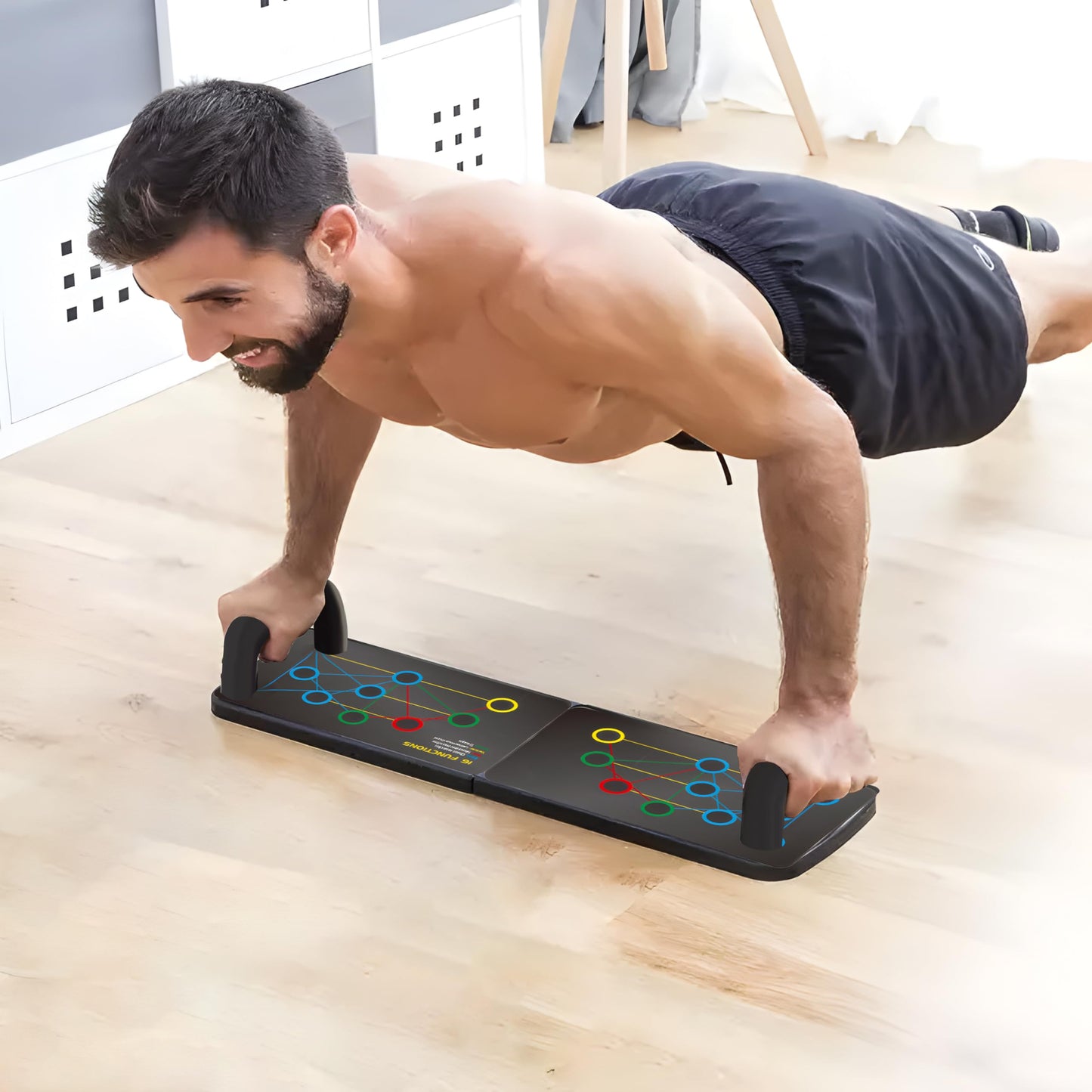 Tabla Push Up Fit — Entrena Pecho, Hombros y Brazos Desde Casa