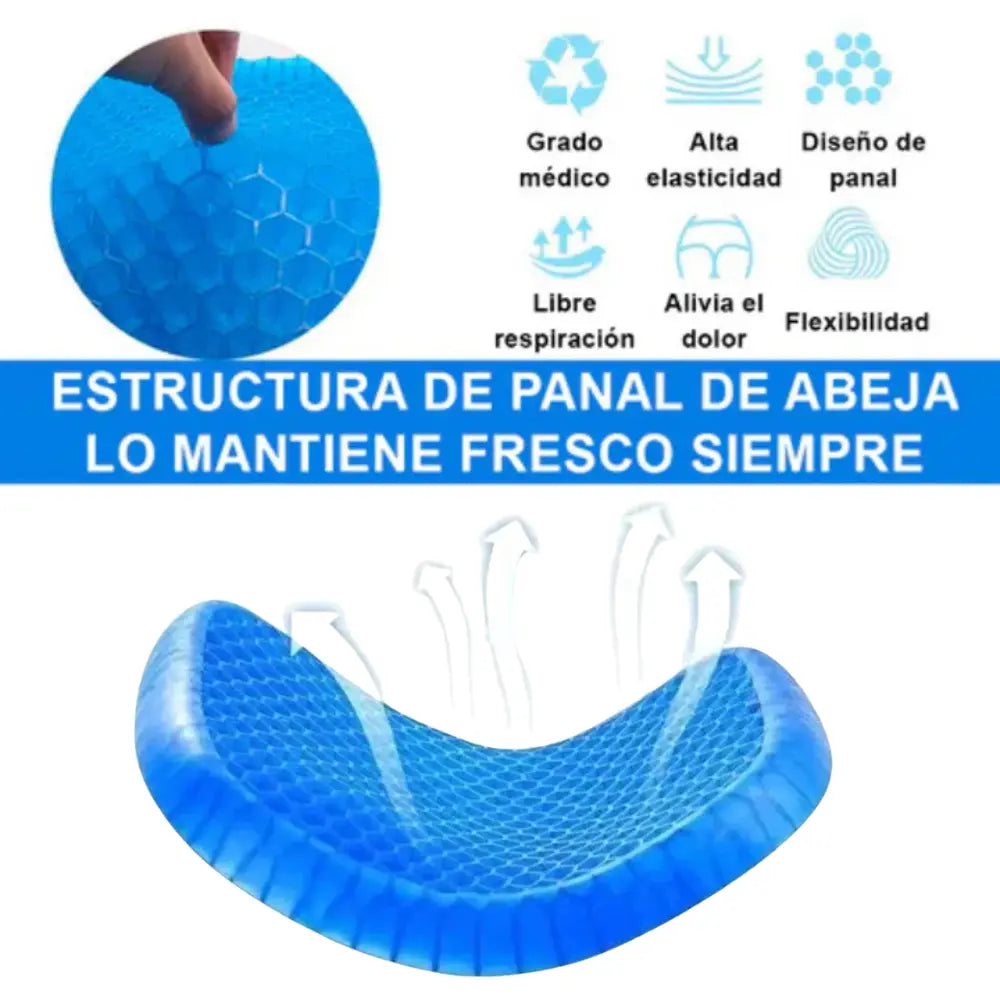 Cojín Gel Antipresión - Portátil