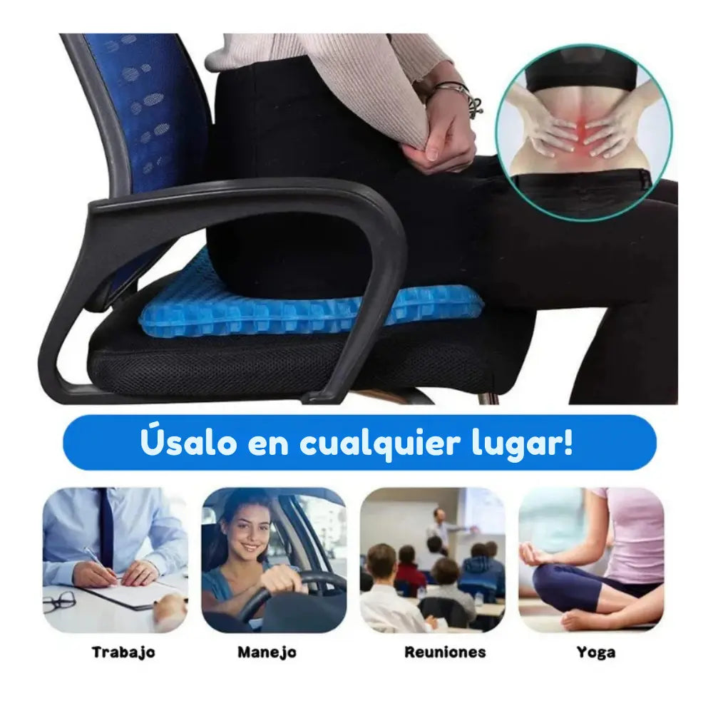 Cojín Gel Antipresión - Detalle gel