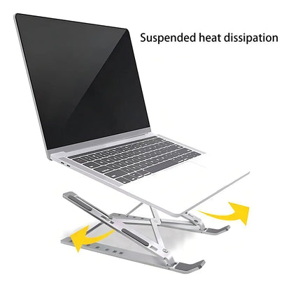 Soporte Metálico para Laptop — Ergonómico, Ajustable y Universal