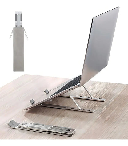 Soporte Metálico para Laptop — Ergonómico, Ajustable y Universal